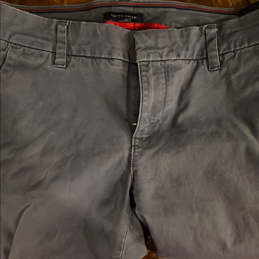 Tommy Hilfiger washed out Blue cotton chinos - Picture 7 of 7